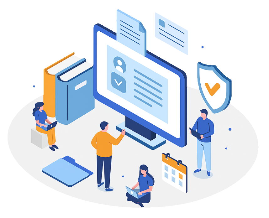 Ilustration qui represente notre solution QualiopSys.