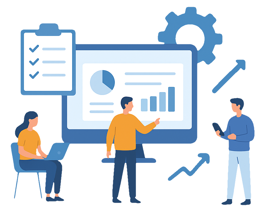 Ilustration qui represente notre solution QualiopSys.